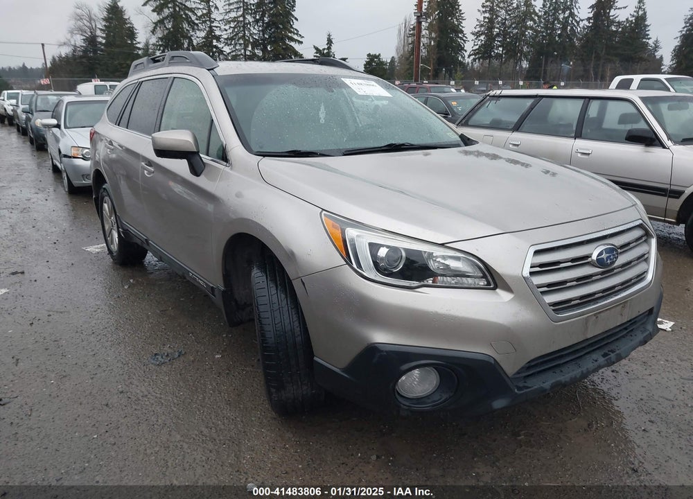 2015 SUBARU OUTBACK 2.5I PREMIUM VIN: 4S4BSACC2F3226526