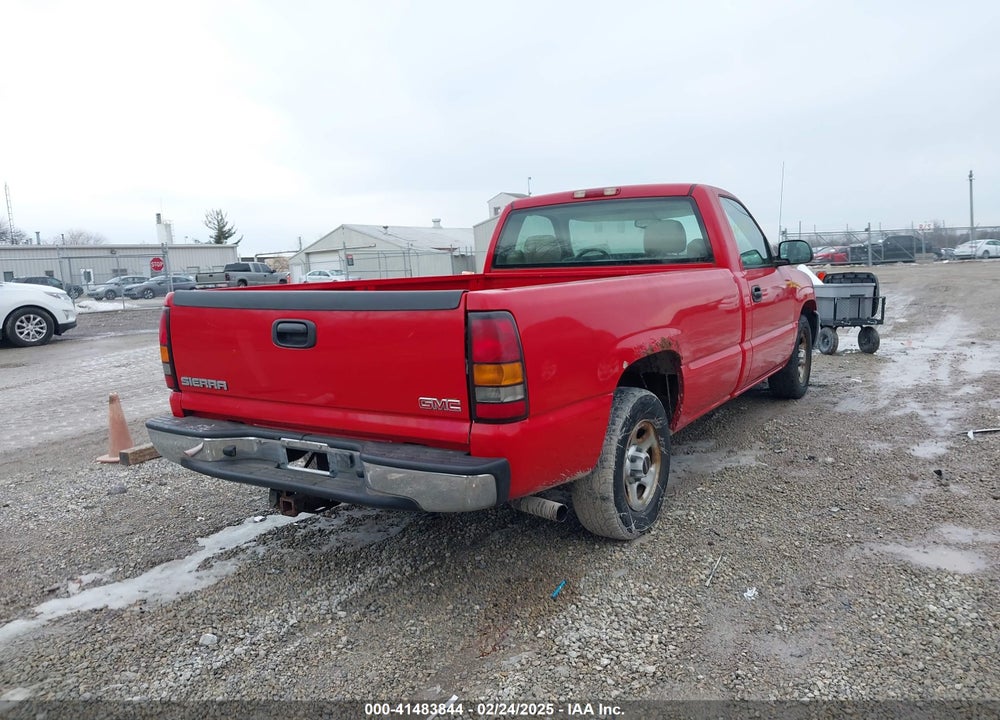 2004 GMC SIERRA 1500 WORK TRUCK VIN: 1GTEC14X44Z340831