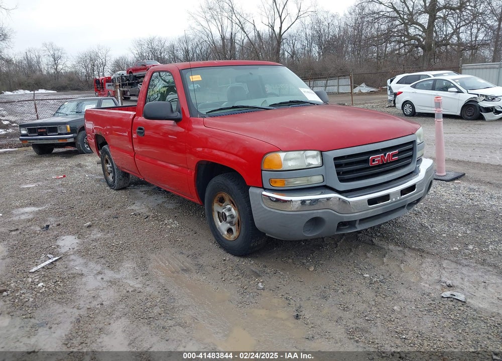 2004 GMC SIERRA 1500 WORK TRUCK VIN: 1GTEC14X44Z340831