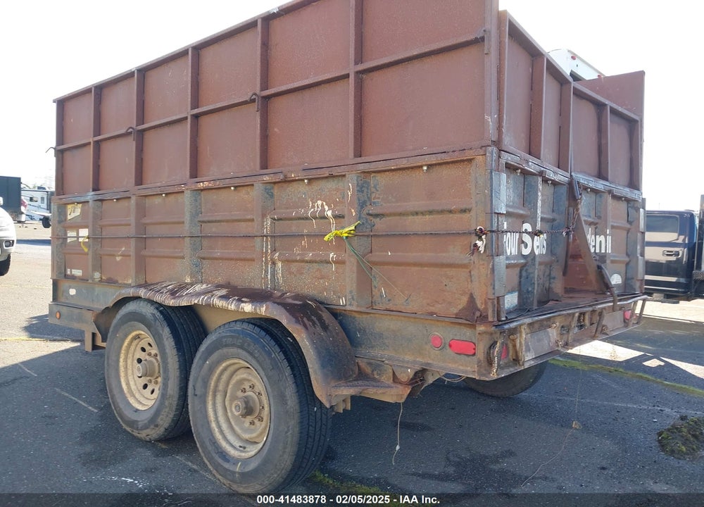 2005 CARSON DUMP TRAILER VIN: 4HXDT12285C080733