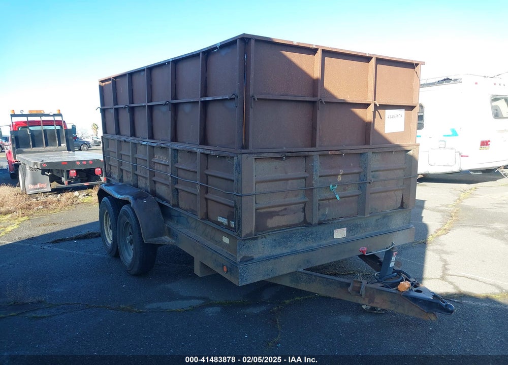 2005 CARSON DUMP TRAILER VIN: 4HXDT12285C080733