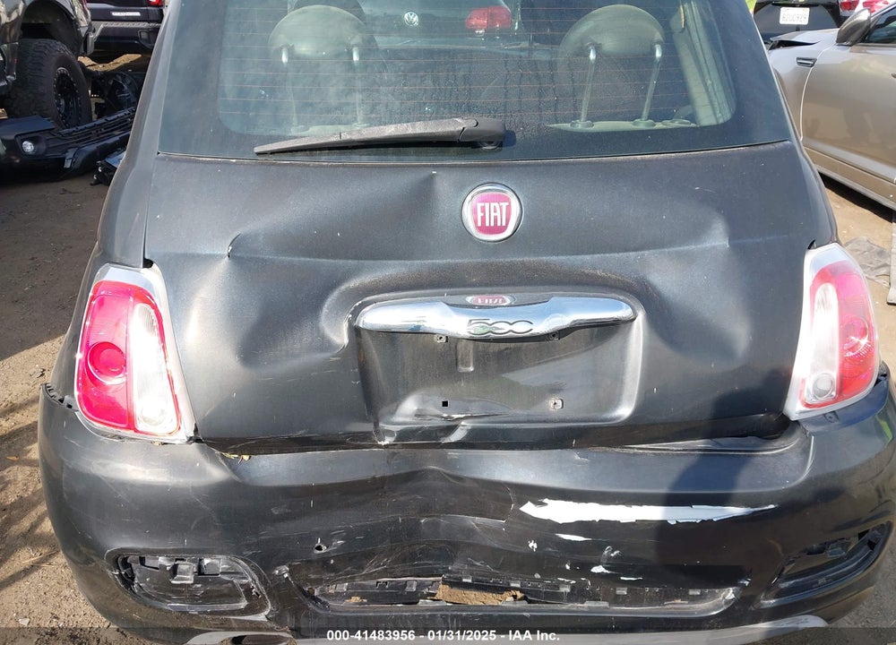 2012 FIAT 500 VIN: 3C3CFFBR1CT115955