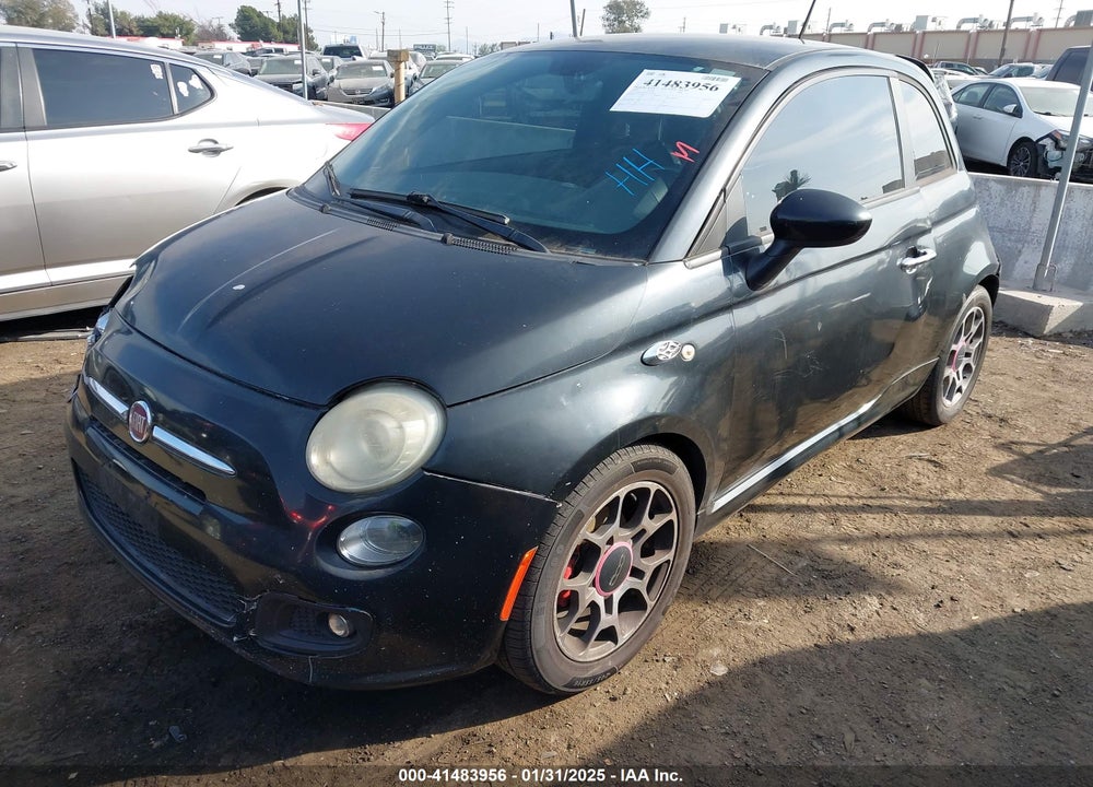 2012 FIAT 500 VIN: 3C3CFFBR1CT115955
