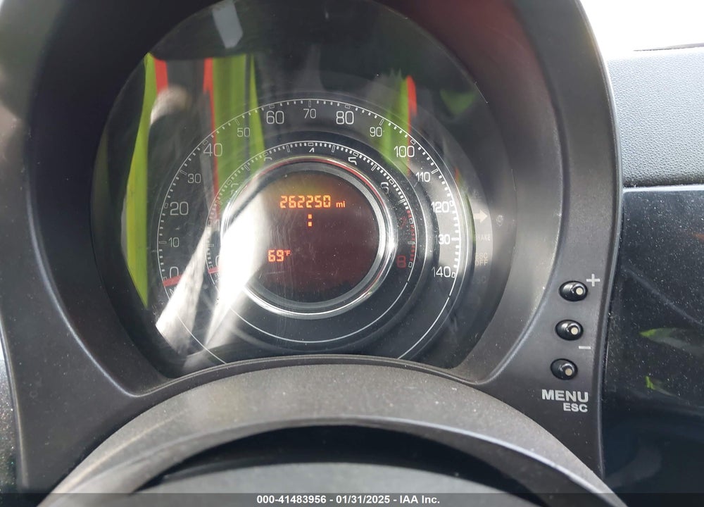 2012 FIAT 500 VIN: 3C3CFFBR1CT115955
