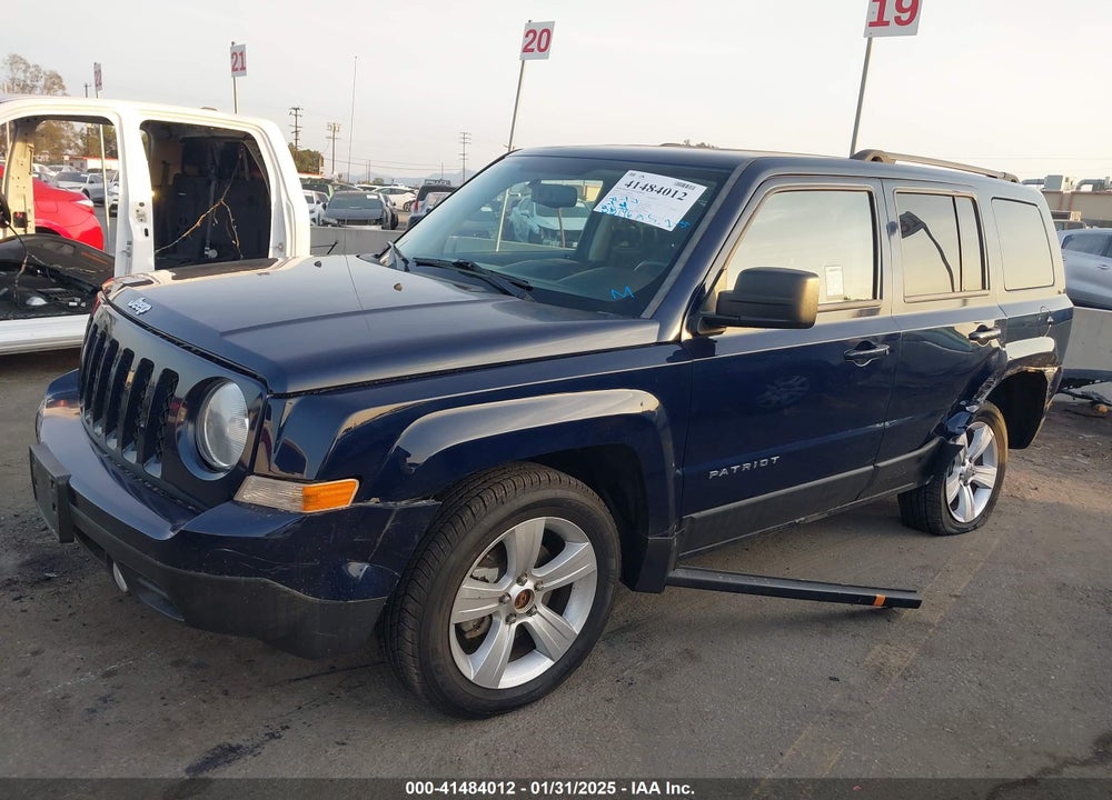 2014 JEEP PATRIOT LATITUDE VIN: 1C4NJPFA9ED649128