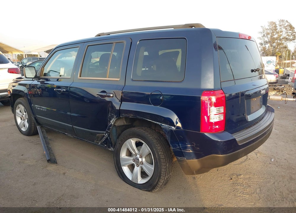 2014 JEEP PATRIOT LATITUDE VIN: 1C4NJPFA9ED649128