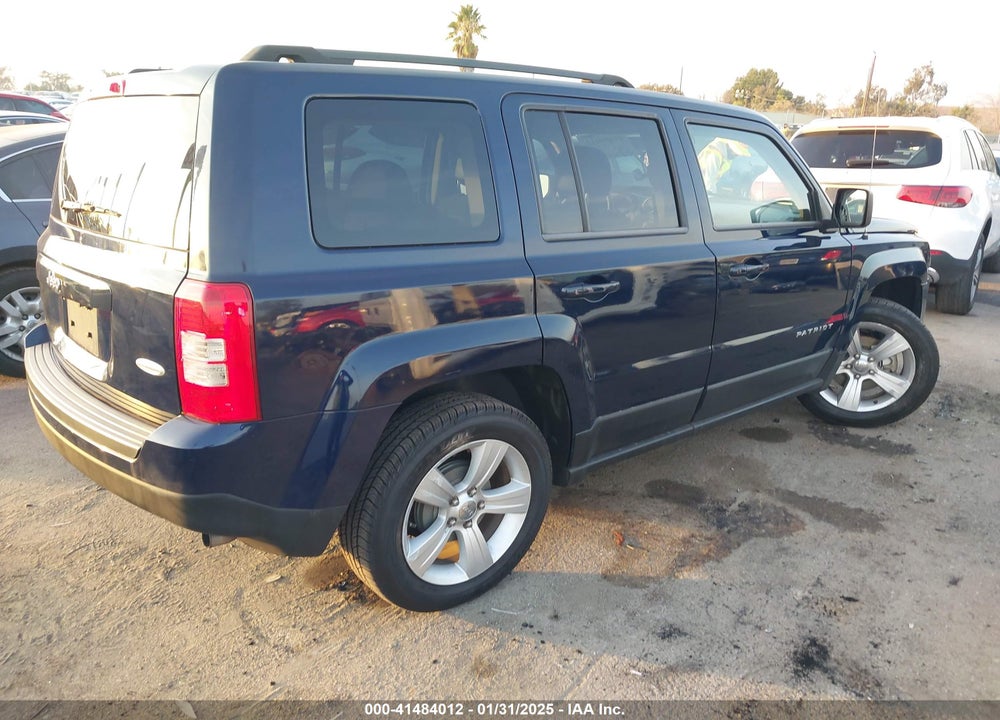 2014 JEEP PATRIOT LATITUDE VIN: 1C4NJPFA9ED649128
