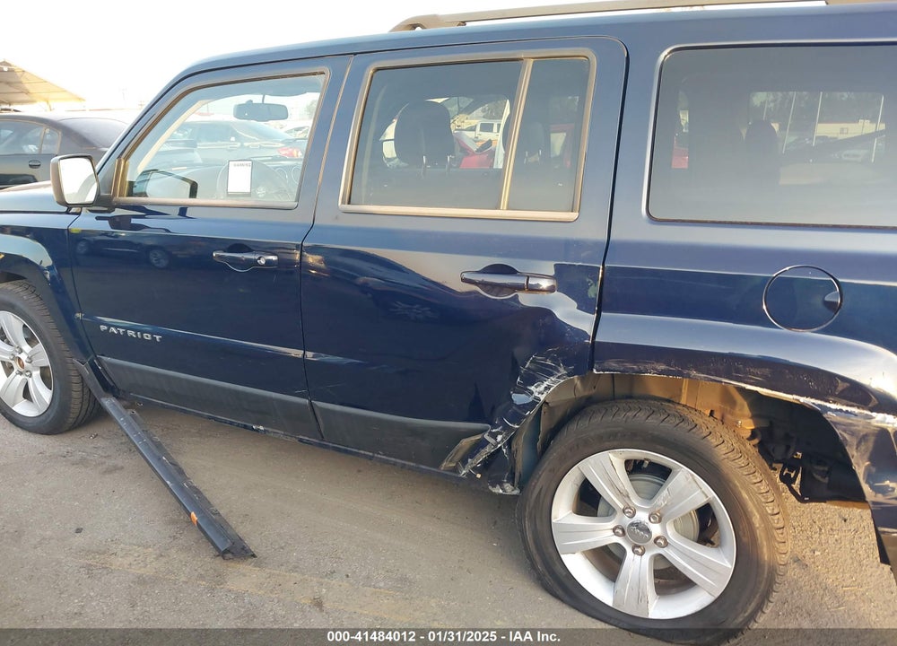 2014 JEEP PATRIOT LATITUDE VIN: 1C4NJPFA9ED649128