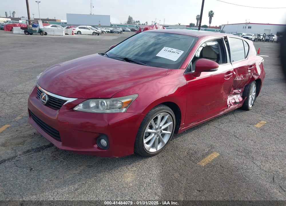 2011 LEXUS CT 200H PREMIUM VIN: JTHKD5BH6B2011006