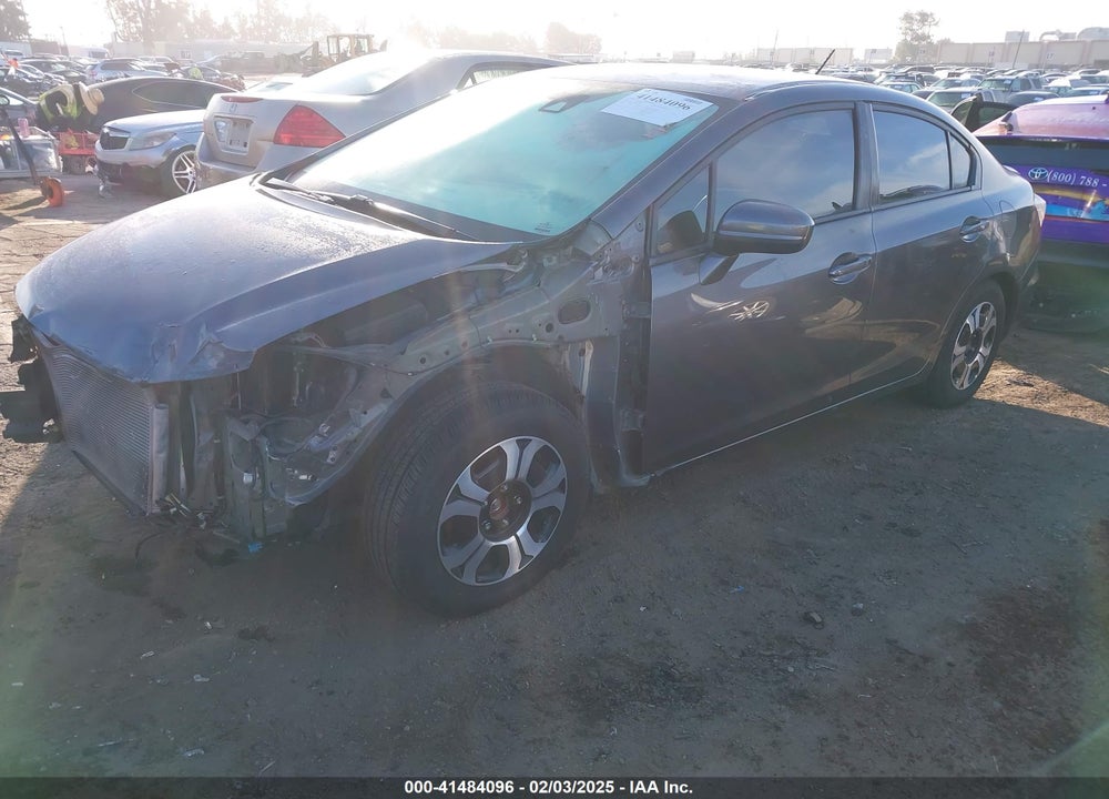 2015 HONDA CIVIC HYBRID VIN: 19XFB4F31FE002109