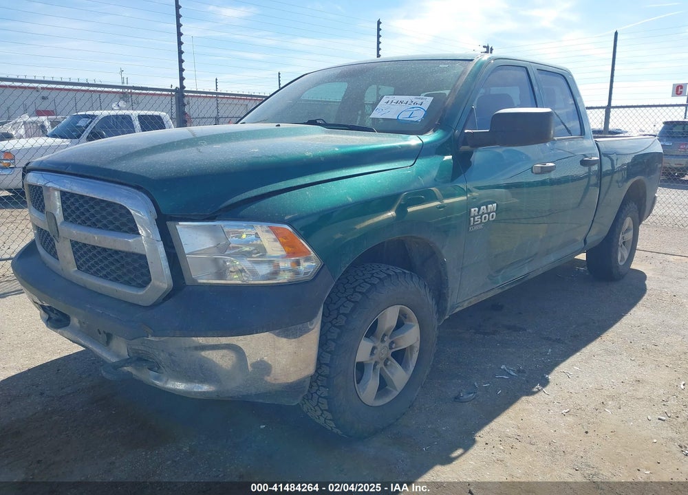 2019 RAM 1500 CLASSIC TRADESMAN 4X4 6'4 BOX VIN: 1C6RR7FG3KS645329