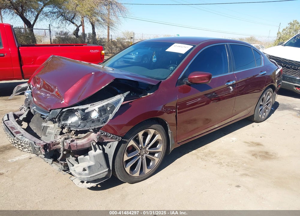 2014 HONDA ACCORD SPORT VIN: 1HGCR2F53EA039802