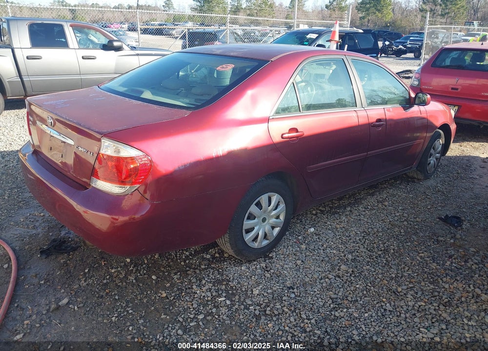 2005 TOYOTA CAMRY LE VIN: 4T1BE32K05U094189