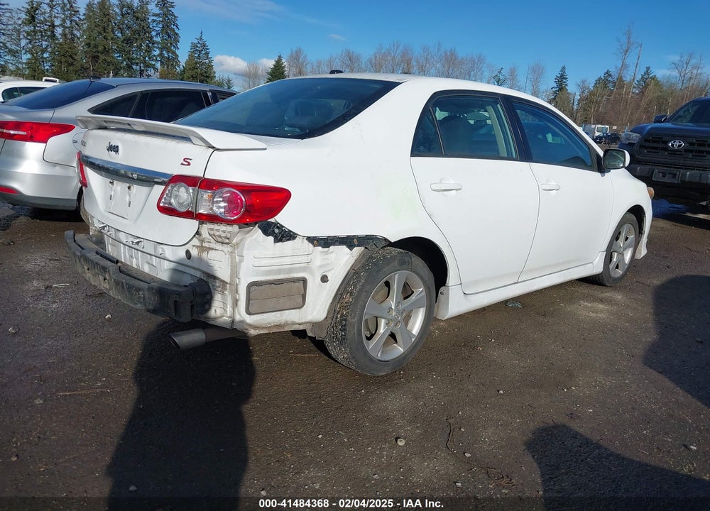 2011 TOYOTA COROLLA VIN: 2T1BU4EE5BC543491