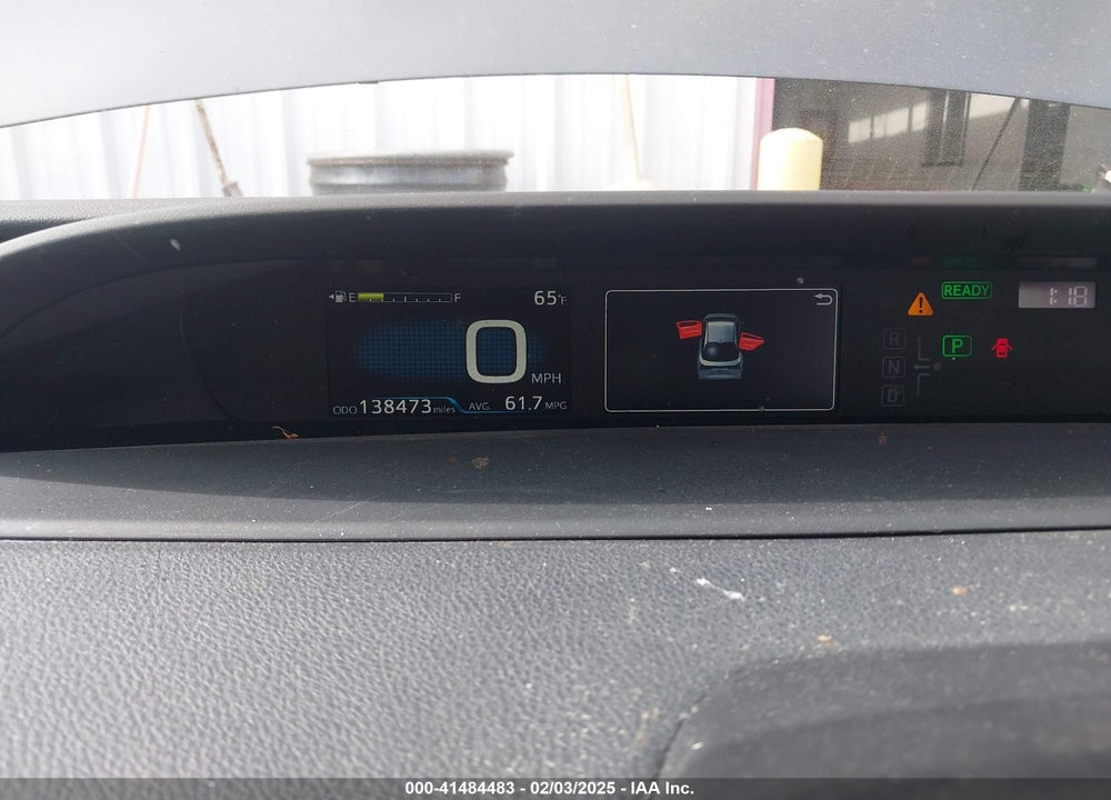 2019 TOYOTA PRIUS VIN: JTDKARFU4K3079596
