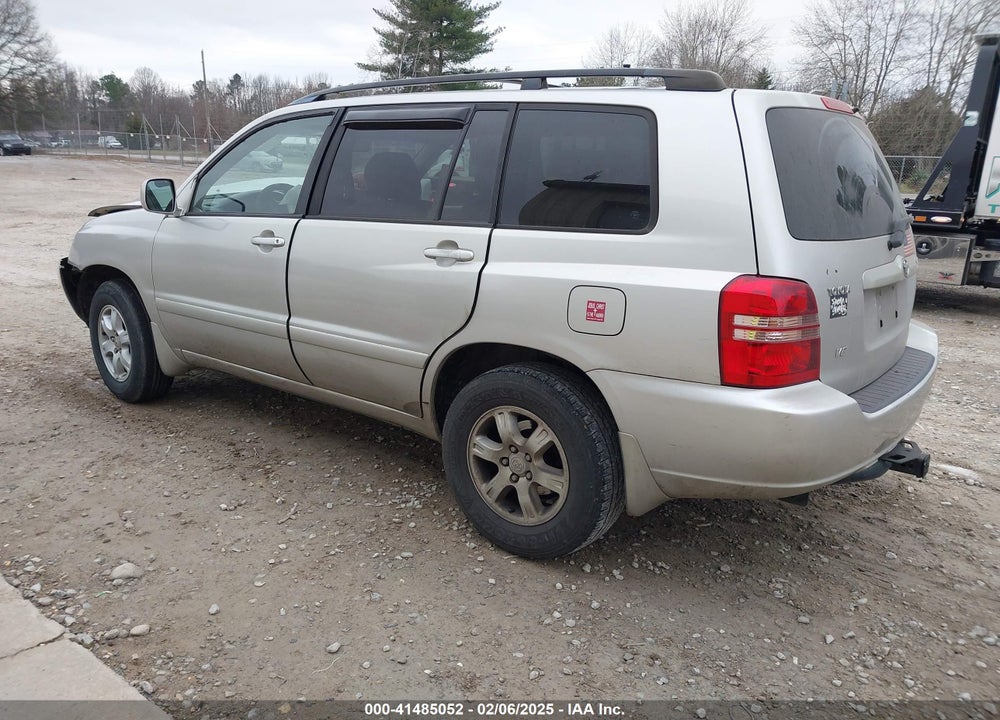2001 TOYOTA HIGHLANDER V6 VIN: JTEGF21A210022272