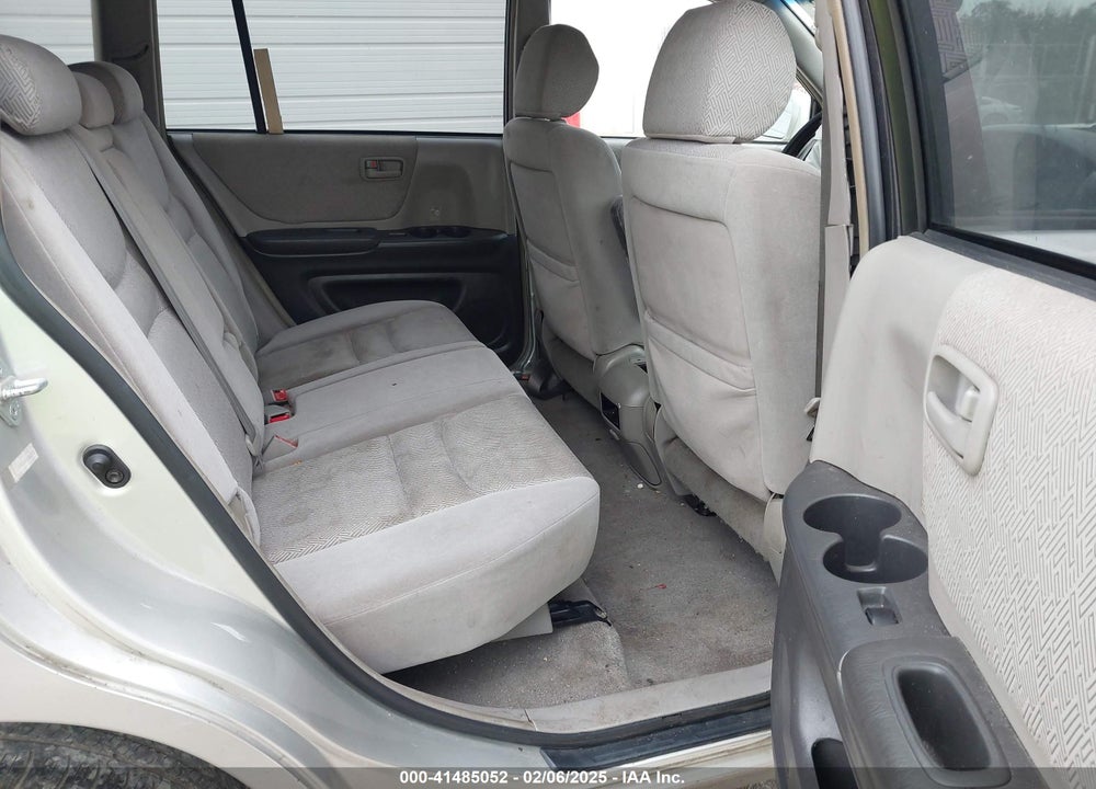 2001 TOYOTA HIGHLANDER V6 VIN: JTEGF21A210022272