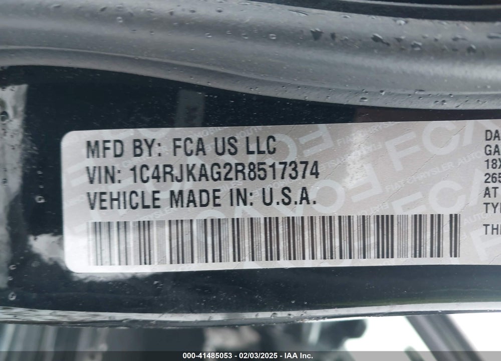 2024 JEEP GRAND CHEROKEE L VIN: 1C4RJKAG2R8517374