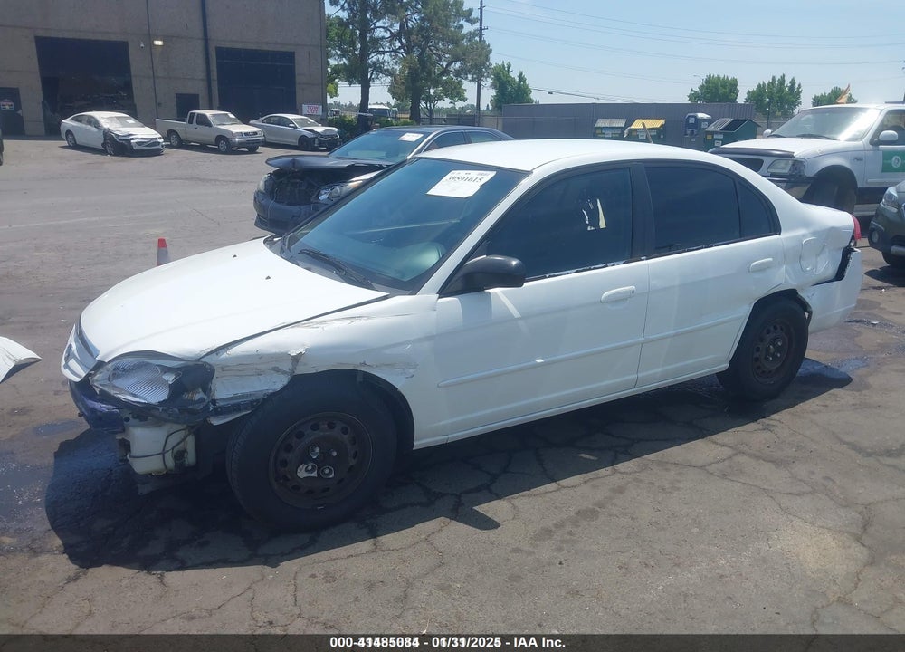 2002 HONDA CIVIC VIN: 2HGES16582H588982