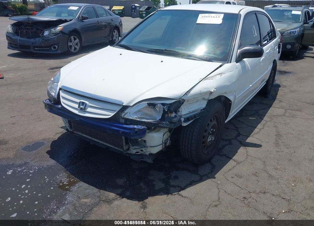 2002 HONDA CIVIC VIN: 2HGES16582H588982