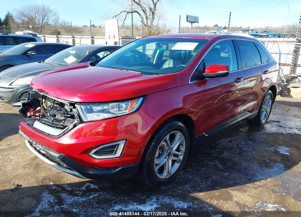 2015 FORD EDGE TITANIUM VIN: 2FMTK3K95FBC33105