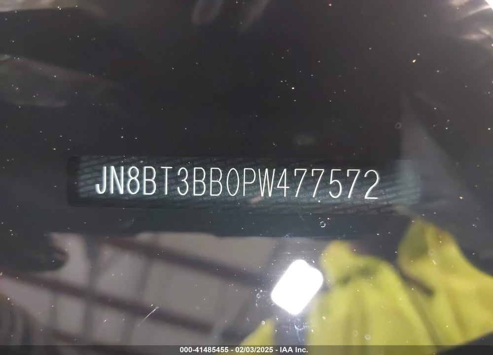 2023 NISSAN ROGUE VIN: JN8BT3BB0PW477572