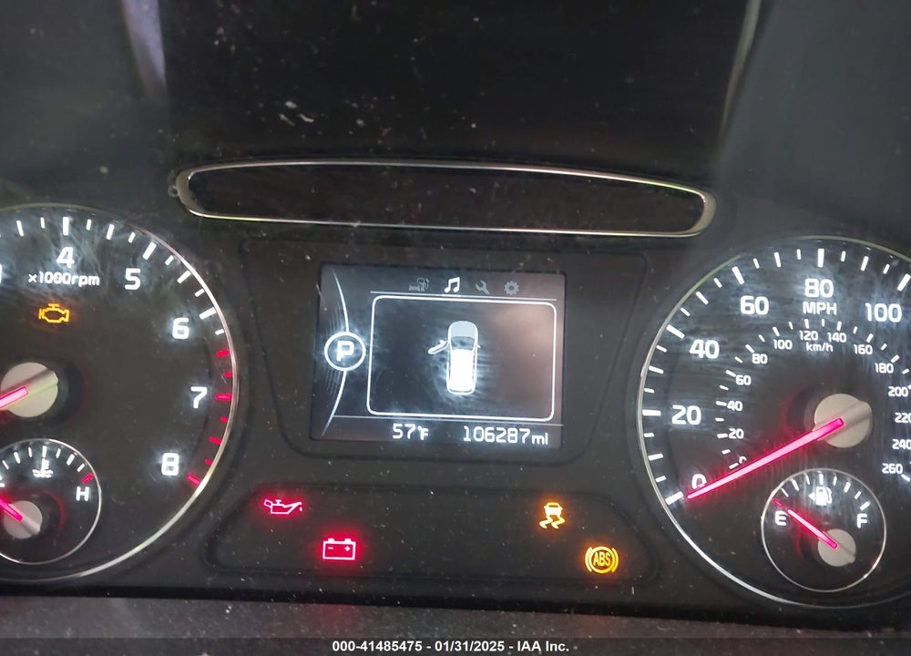 2016 KIA SORENTO 2.4L LX VIN: 5XYPG4A36GG126569