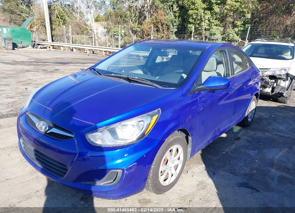2012 HYUNDAI ACCENT GLS VIN: KMHCT4AE1CU197307