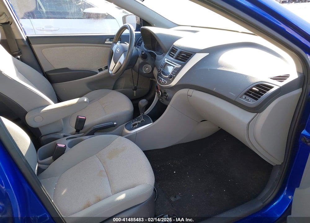 2012 HYUNDAI ACCENT GLS VIN: KMHCT4AE1CU197307