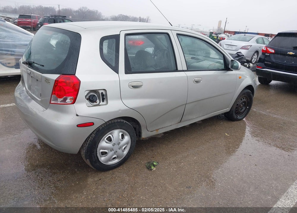 2004 CHEVROLET AVEO VIN: KL1TD62684B251582