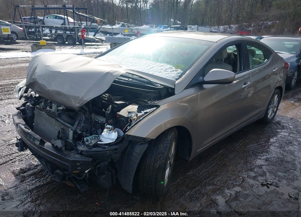 2014 HYUNDAI ELANTRA VIN: 5NPDH4AEXEH469098