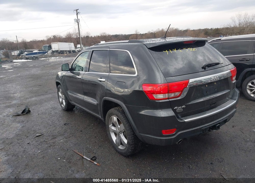 2011 JEEP GRAND CHEROKEE OVERLAND VIN: 1J4RR6GT7BC600350