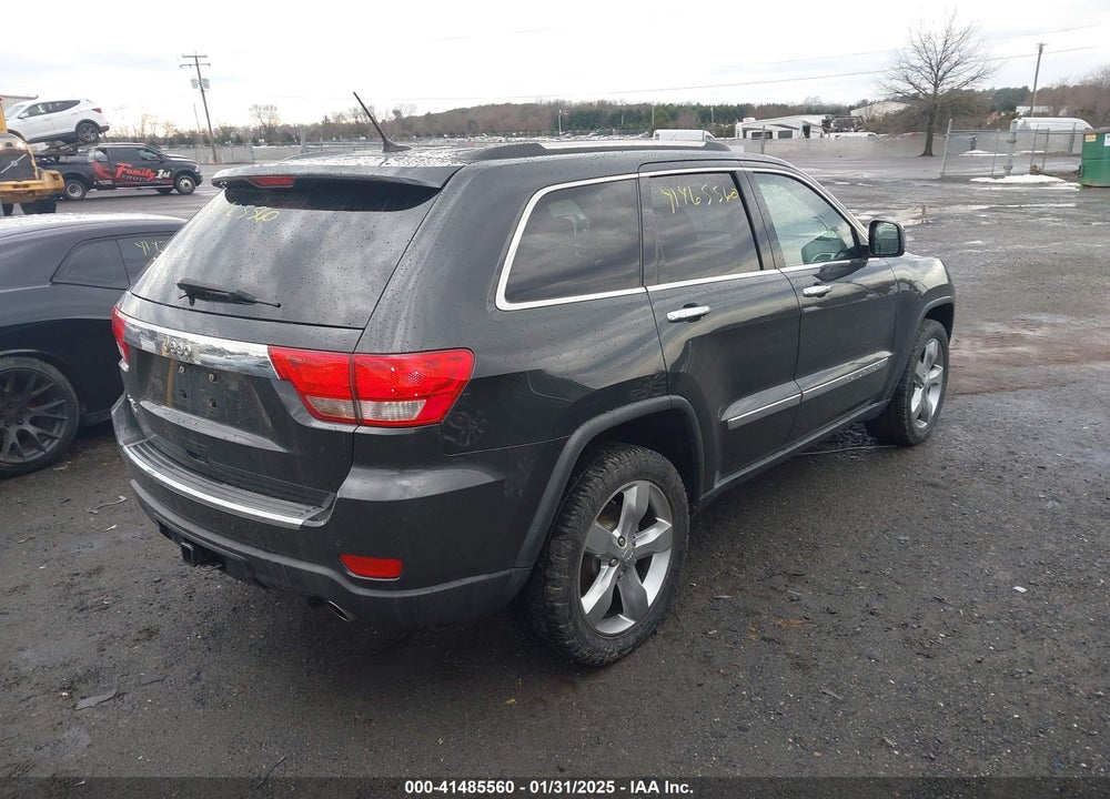 2011 JEEP GRAND CHEROKEE OVERLAND VIN: 1J4RR6GT7BC600350