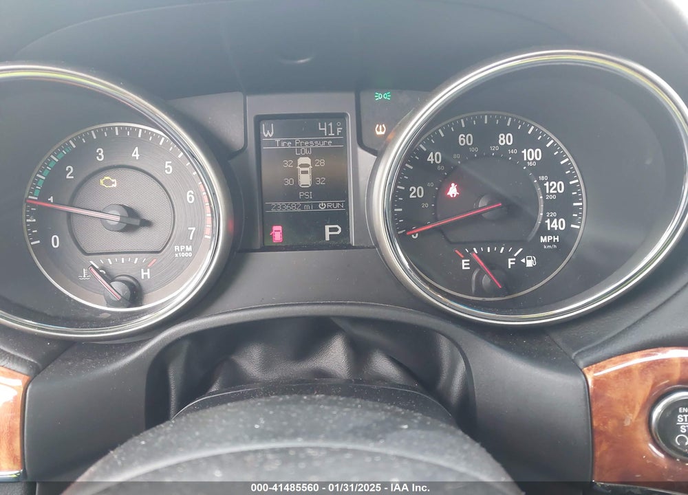 2011 JEEP GRAND CHEROKEE OVERLAND VIN: 1J4RR6GT7BC600350