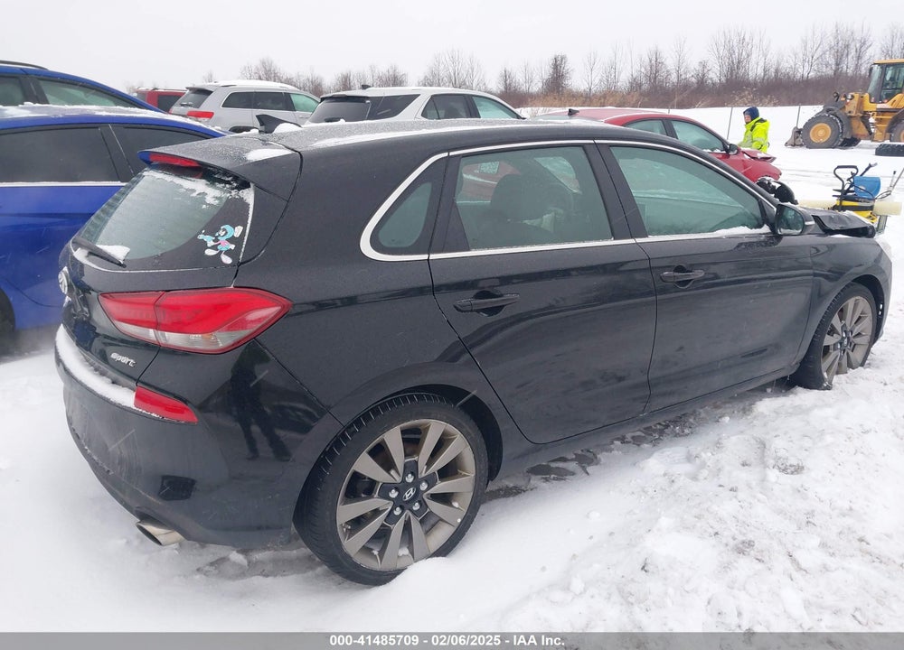 2018 HYUNDAI ELANTRA GT SPORT VIN: KMHH55LCXJU080369