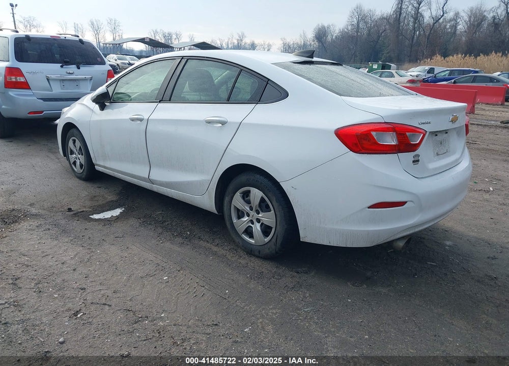 2016 CHEVROLET CRUZE LS MANUAL VIN: 1G1BB5SM6G7321048
