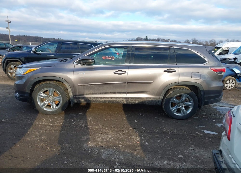 2015 TOYOTA HIGHLANDER HYBRID LIMITED VIN: 5TDDCRFH4FS009994