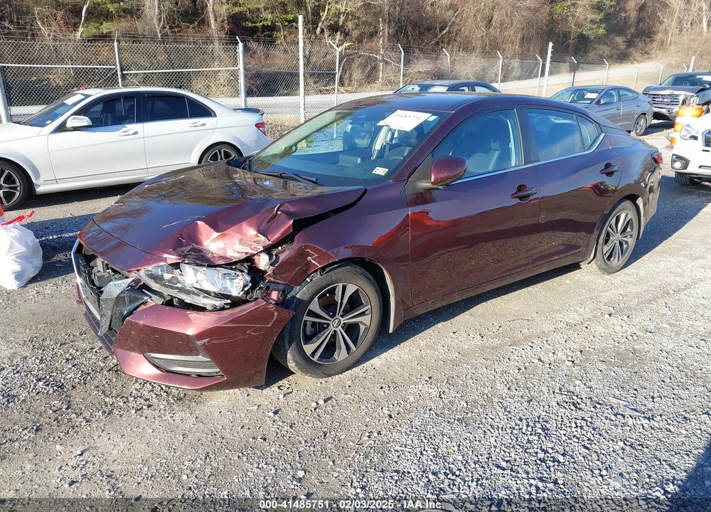 2021 NISSAN SENTRA VIN: 3N1AB8CV9MY301370