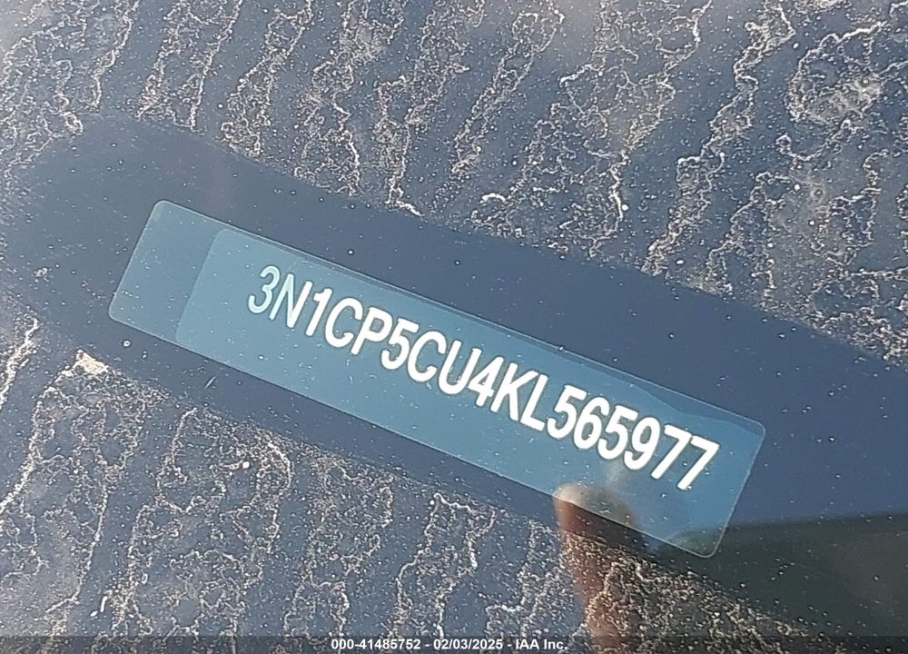 2019 NISSAN KICKS VIN: 3N1CP5CU4KL565977