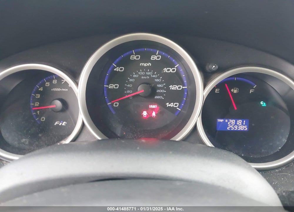 2007 HONDA FIT VIN: JHMGD37447S059305