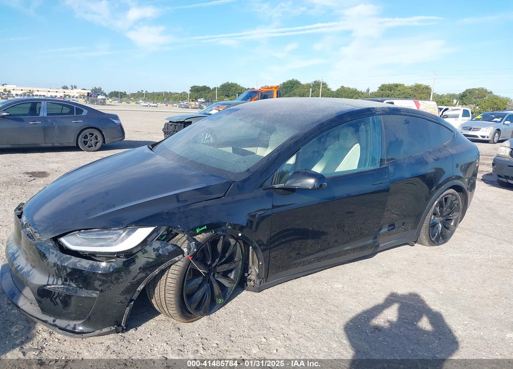 2022 TESLA MODEL X VIN: 7SAXCDE5XNF356582