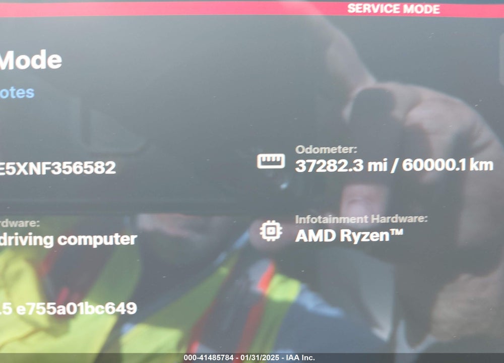 2022 TESLA MODEL X VIN: 7SAXCDE5XNF356582