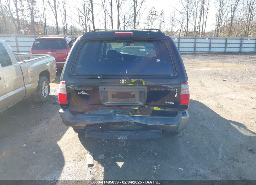 1999 TOYOTA 4RUNNER LIMITED V6 VIN: JT3HN87R8X9029411