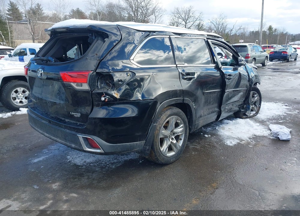 2017 TOYOTA HIGHLANDER LIMITED VIN: 5TDDZRFH4HS474860