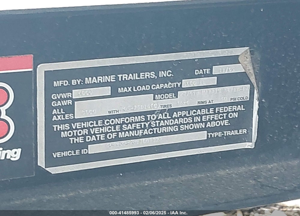 1998 HARRIS SKIBOAT VIN: HAMB2448197