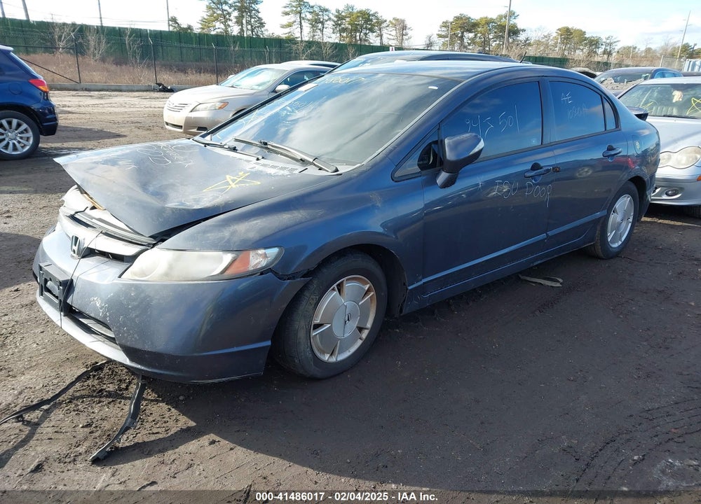 2007 HONDA CIVIC HYBRID VIN: JHMFA36207S000837