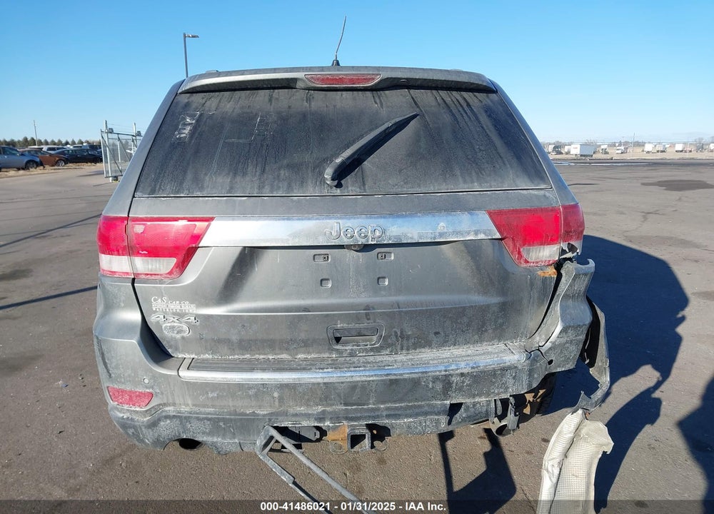 2011 JEEP GRAND CHEROKEE OVERLAND VIN: 1J4RR6GT0BC649776