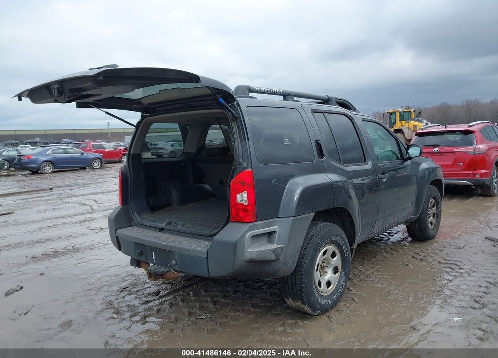 2008 NISSAN XTERRA X VIN: 5N1AN08WX8C537799