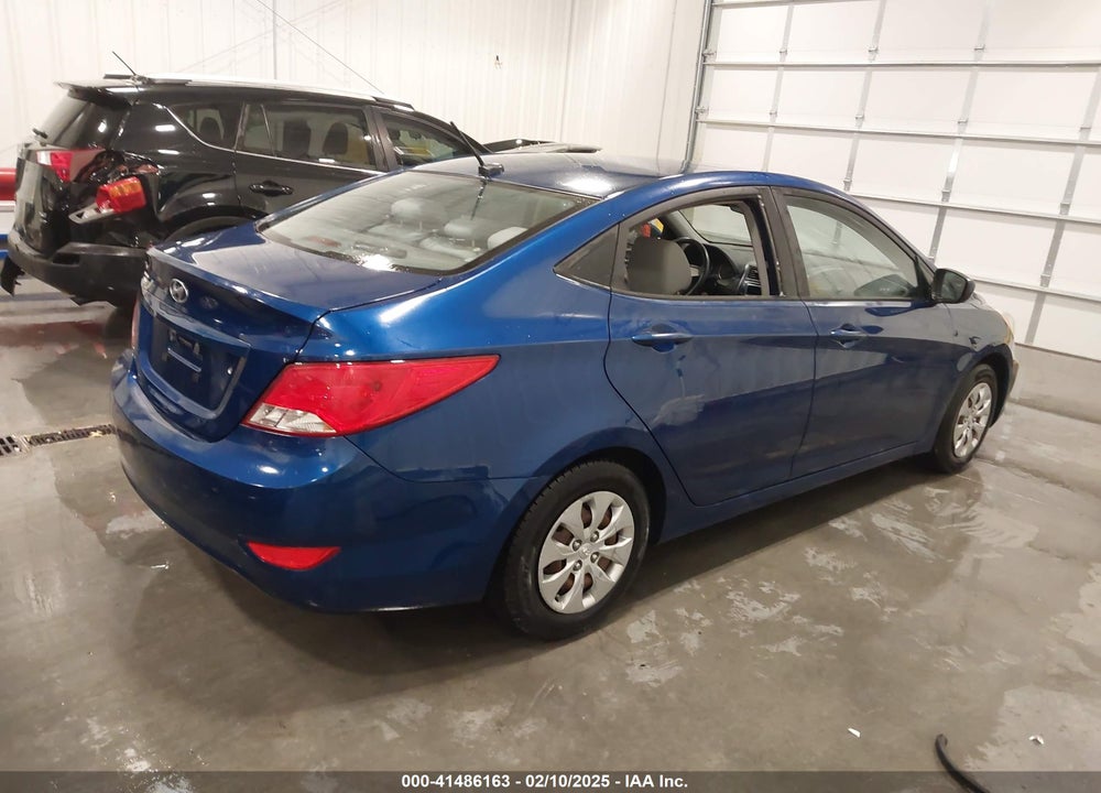 2016 HYUNDAI ACCENT VIN: KMHCT4AE7GU947539