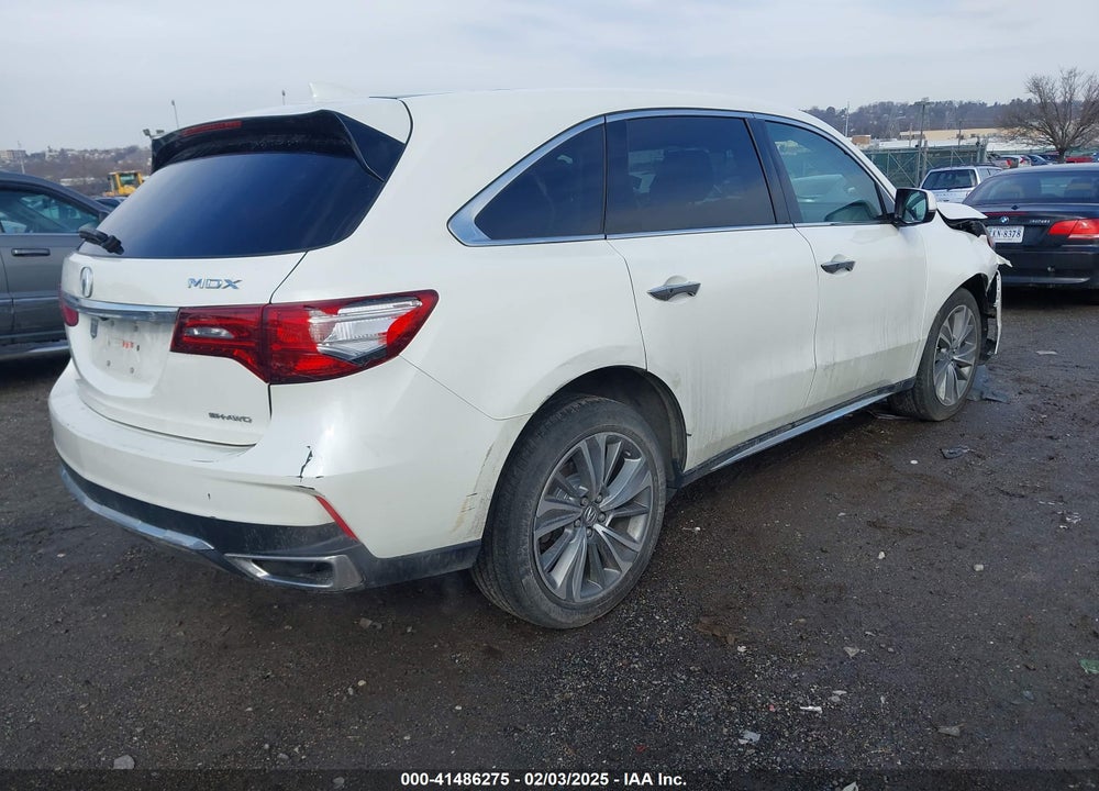 2017 ACURA MDX TECHNOLOGY PACKAGE VIN: 5FRYD4H53HB014310